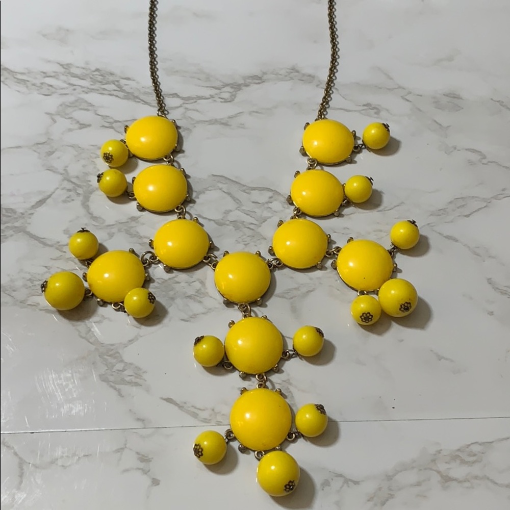 Yellow Statement Necklace